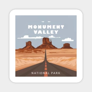 Monument Valley National Park Travel Sticker Magnet