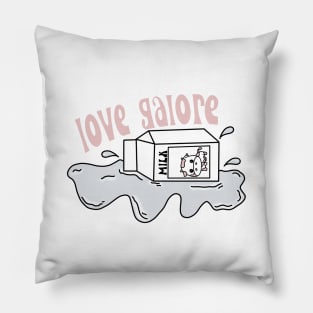 love galore spilled milk Pillow