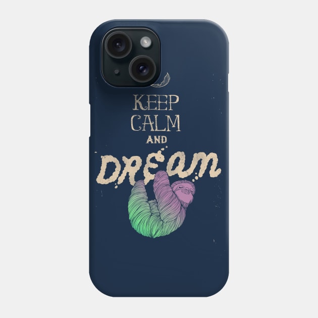 Keep calm tee Phone Case by huebucket