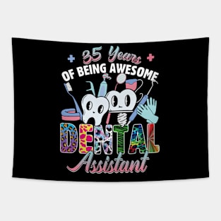 35 Years Of Being Awesome Dental assistant Dental assistant life tee Tapestry