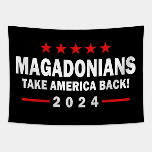 Magadonians 2024 Take America Back Tapestry