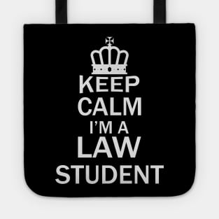 keep calm im a law student Tote