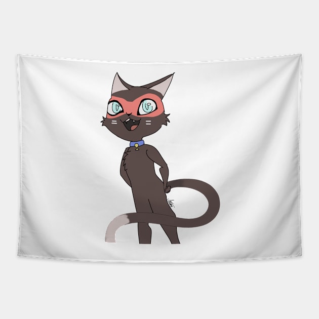 Cat Burglar Tapestry by Arotiar0Zero