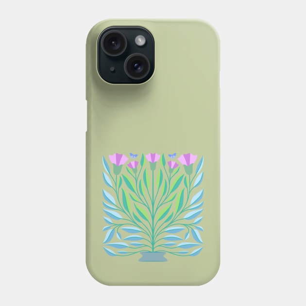 Flowers in pots Phone Case by mkbl