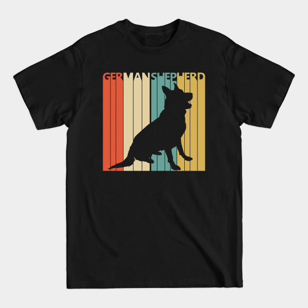 Discover Vintage 1970s German Shepherd Dog Owner Gift - German Shepherd - T-Shirt