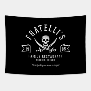 Fratelli's Family Restaurant - 1985 - vintage Goonies logo Tapestry