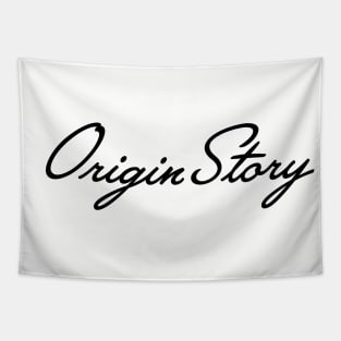 Origin Story Compass (black) Tapestry