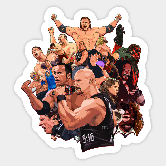 Attitude - Wrestling - Sticker