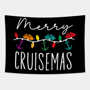 Merry Cruisemas Family Cruise Christmas  Cruisin Crew Tapestry