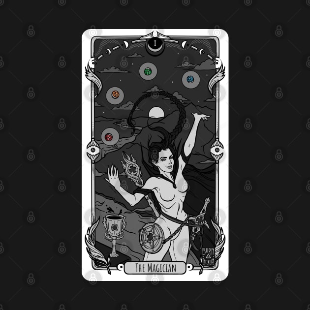 The Witch's Tarot - The Magician by BTW-byMargo