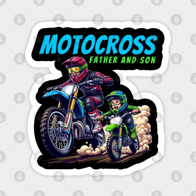 Father Son Bike Motocross father and son Motorcycle Motocross Father And Son TeePublic