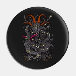 Black Goat of the Woods Pin