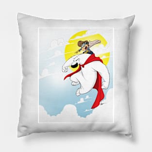 Herobear and the kid IN THE CLOUDS Pillow