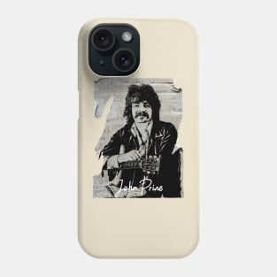 John Prine 80s Vintage Old Poster Phone Case