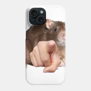 Accusing Rat! Phone Case