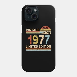 Vintage Since 1977 Limited Edition 46th Birthday Gift Vintage Men's Phone Case