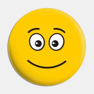 Smiling Face with Open Eyes Pin