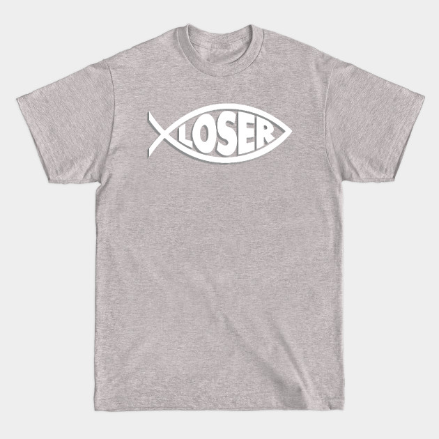 'Loser' Slacker 90s Jesus fish - Slacker - T-Shirt