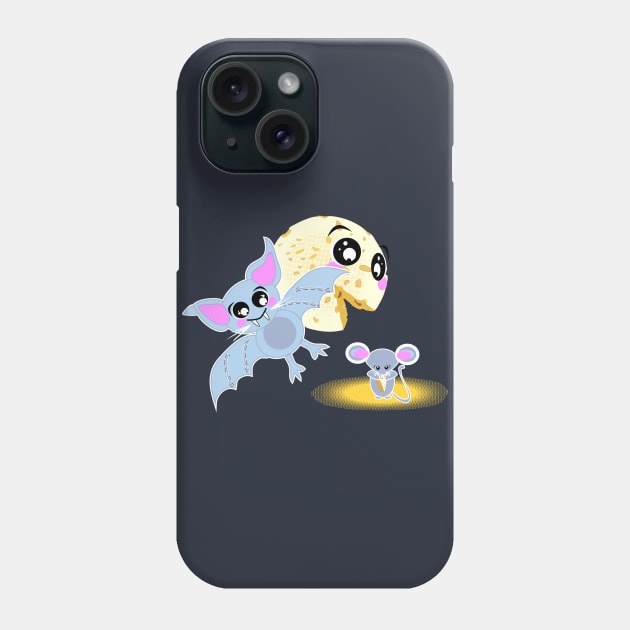 Batty Moon Phone Case by Laura Brightwood