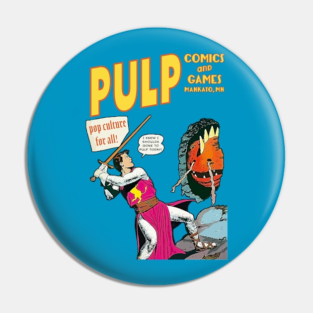 Pulp Knight Pin by PULP Comics and Games