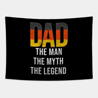 German Dad The Man The Myth The Legend - Gift for German Dad With Roots From German Tapestry