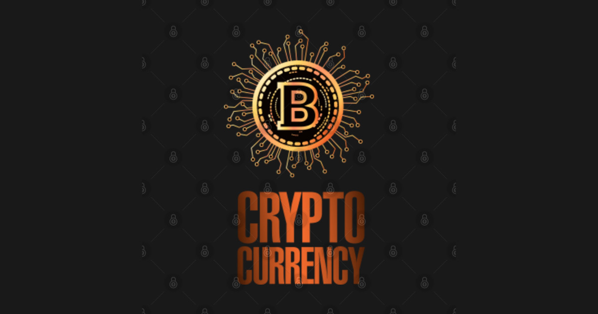 Bitcoin logo and Cryptocurrency lettering - Cryptocurrency ...