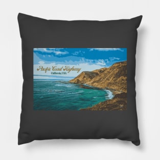 Pacific Coast Highway, California Pillow