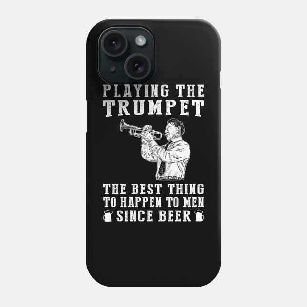 Brass Serenade: 'Trumpet - Better Than Beer & Wine' Funny Tee Phone Case by MKGift