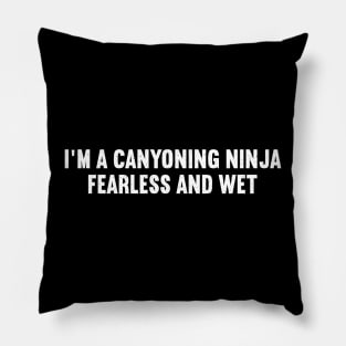 I'm a Canyoning Ninja, Fearless and Wet Pillow