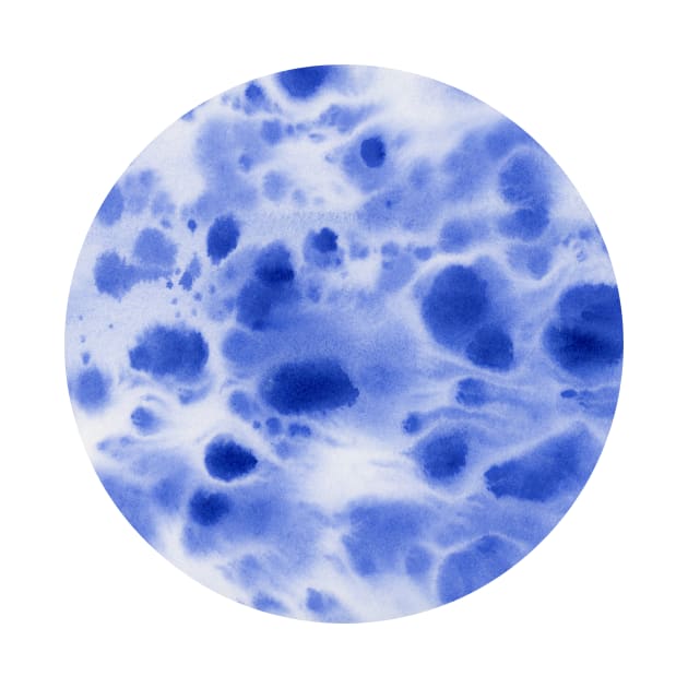 Blue travertine (circle) by FJBourne