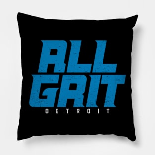 All Grit - Detroit Football Pillow