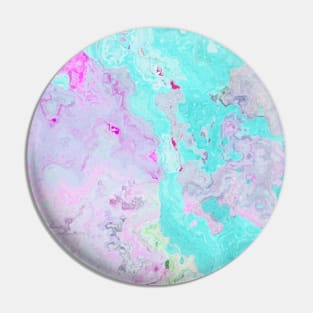 Girly Watercolor Acrylic Fluid Pour Pin