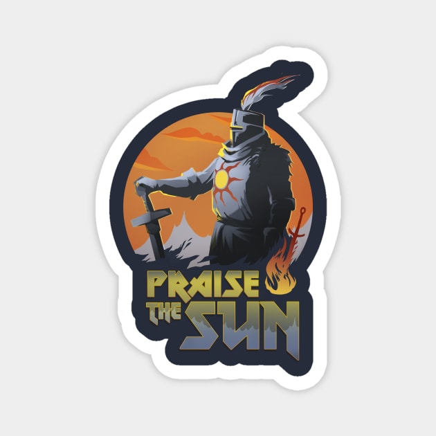 Praise the Sun Magnet by Crowsmack