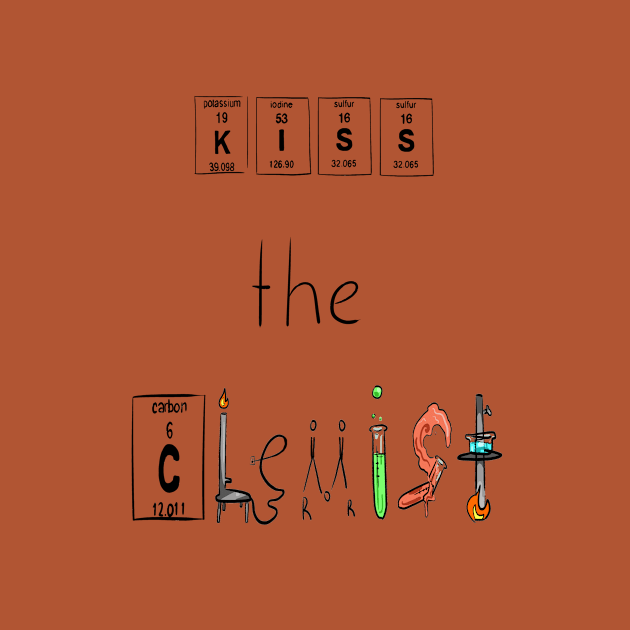 KISS the Chemist by Blacklightco