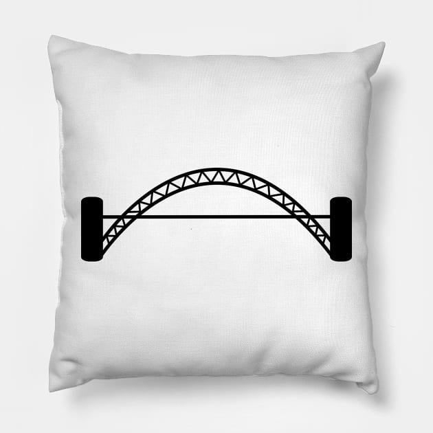 Tyne Bridge Pillow by TyneDesigns