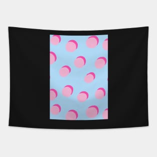 Blue Spotty Print Tapestry