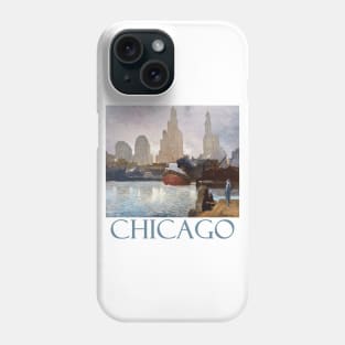 Chicago Skyline by George Ames Aldrich Phone Case