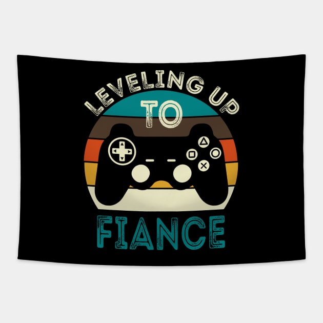 Leveling up To Fiance Tapestry by DragonTees