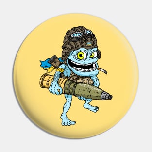 Ukrainian frog. Pin