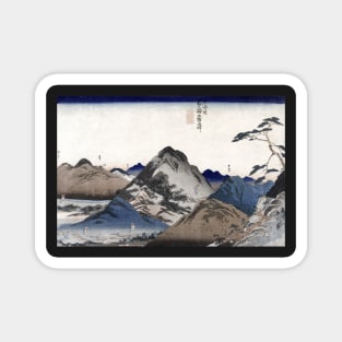 Japanese mountains Magnet