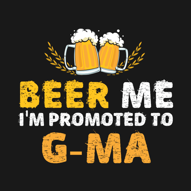 Mens Beer Me I'm Promoted To GrandpaNew Dad Est  Tee_G MA by AxelRoldns
