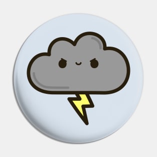 Cute lightning cloud Pin