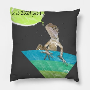 Is It 2021 Yet? Funny Animal Pillow