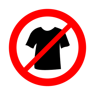 No tshirt prohibition sign T-Shirt