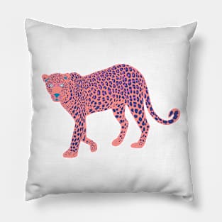 Leopard - Rose petal Pillow