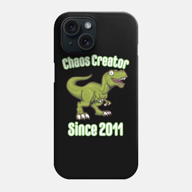 12th Birthday - Chaos Creator Since 2011 Phone Case by Kudostees