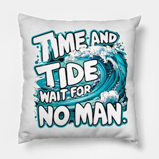 Time and tide Pillow