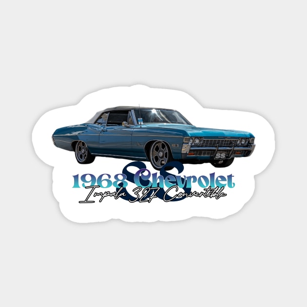 1968 Chevrolet Impala SS 327 Convertible Magnet by Gestalt Imagery