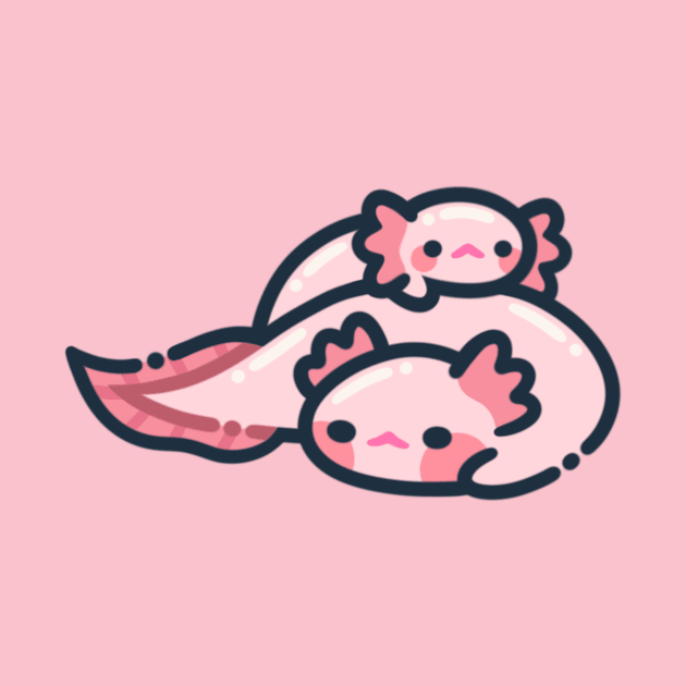 Baby Axolotl by Eveo