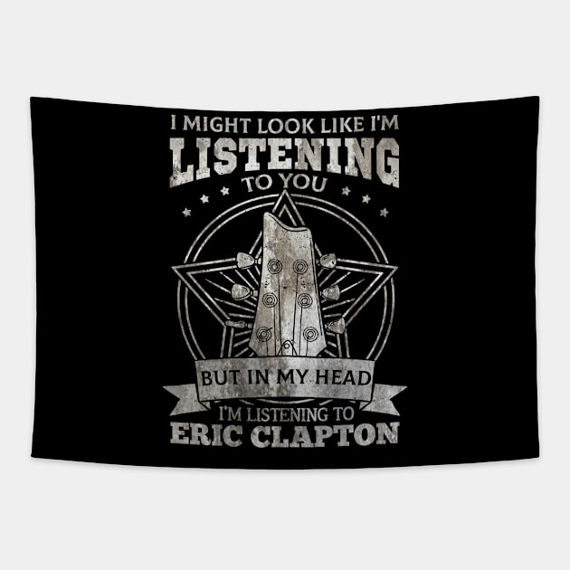 Eric Clapton Tapestry by Astraxxx